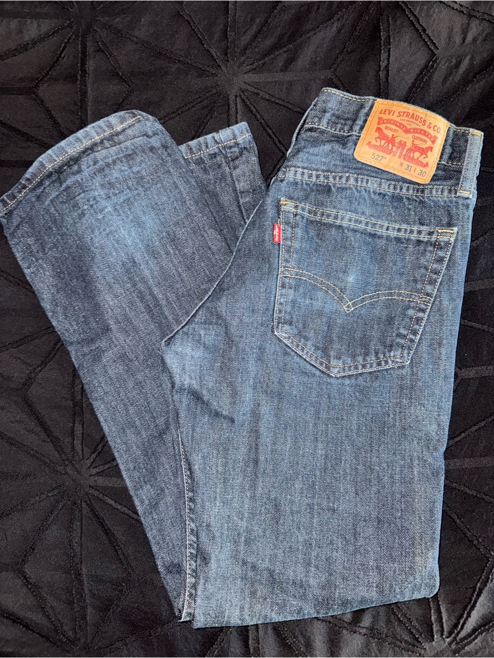 Levi's Men's 527 31 x 30 Blue Denim Jeans